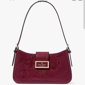 Reegan Botanical Embroidered Medium Shoulder Bag